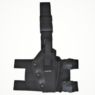Coldre Robocop Perna Pistola Revólver Ostensivo Preto
