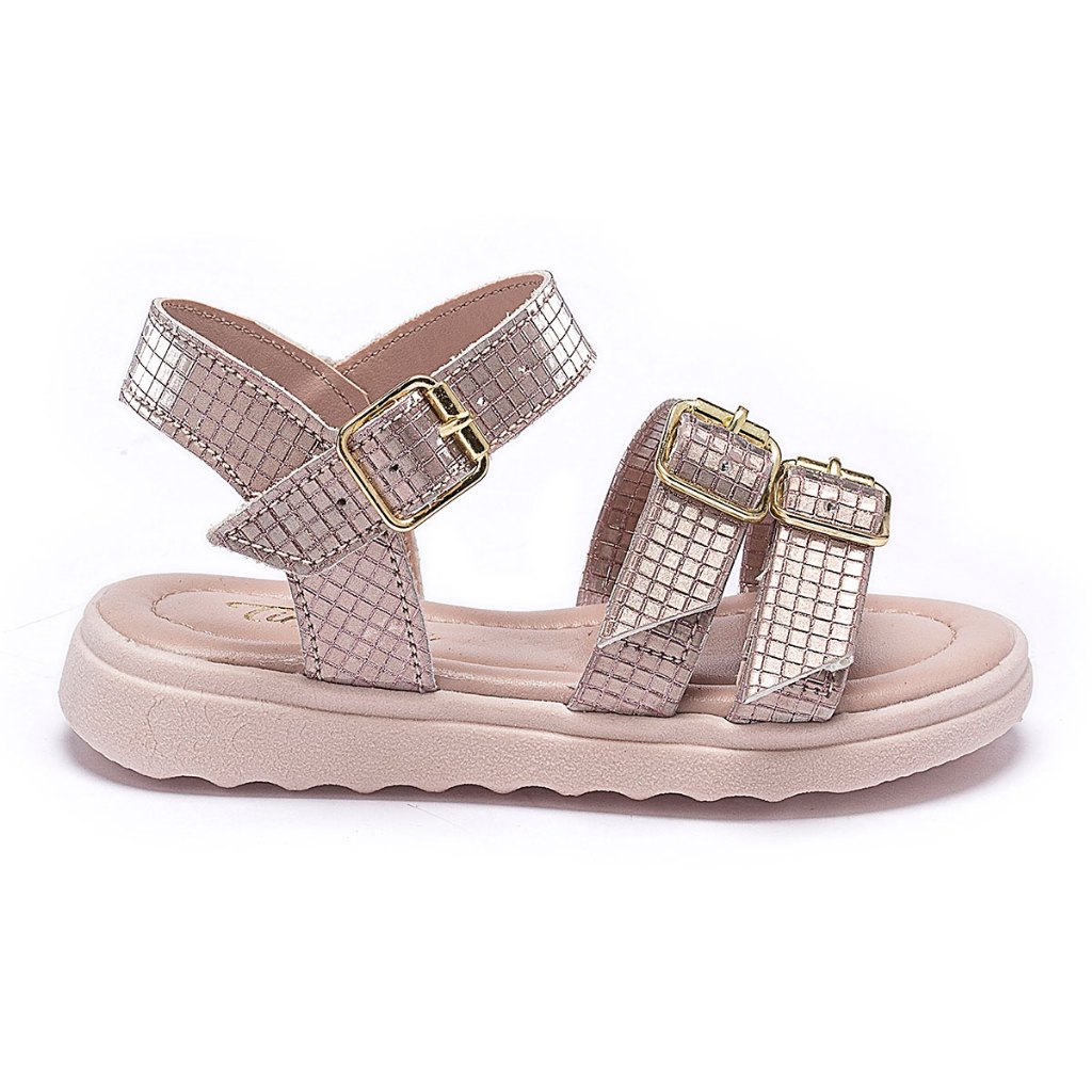 Sandália Infantil Feminina Tininha Menina com Fivela Moda Conforto Festa