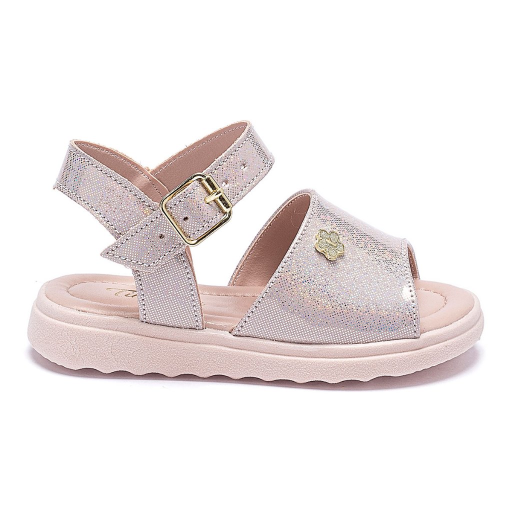 Sandália Infantil Menina Tininha Avarca Feminina Glitter Casual Moda Promoção