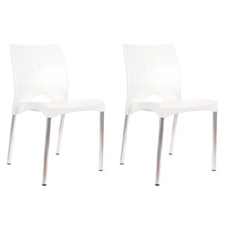 Kit 2 Cadeiras de Jantar Boston Pés Alumínio em Oferta na Shopee