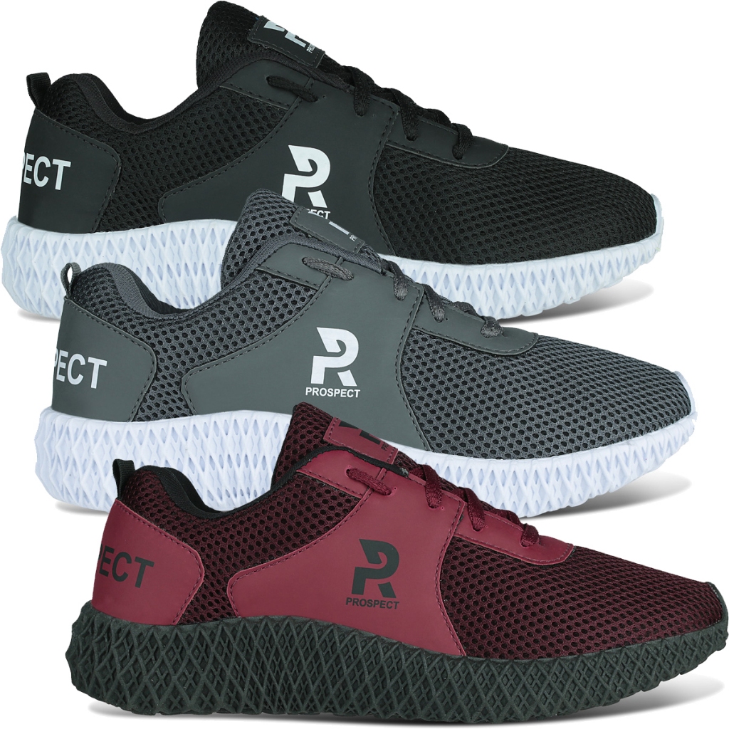 Kit 3 Tênis Masculino Prospect Fly Para Caminhada Academia Esporte Corrida Confortável LojaDiffuse em Oferta na Shopee