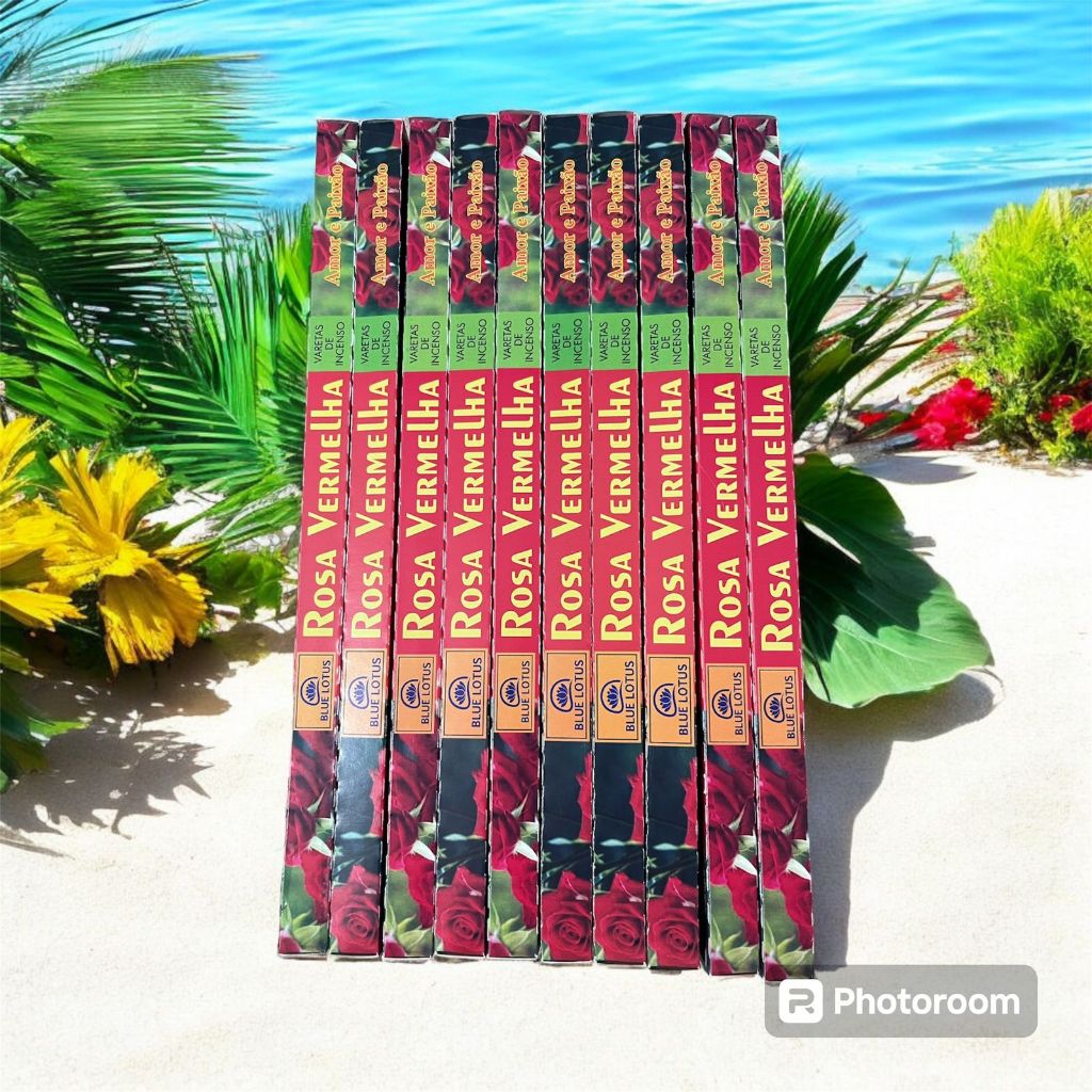 Incensos Variados Taj Mahal Blue Lotus Zed Black com 8 Varetas  Coleção Exclusiva de Fragrâncias