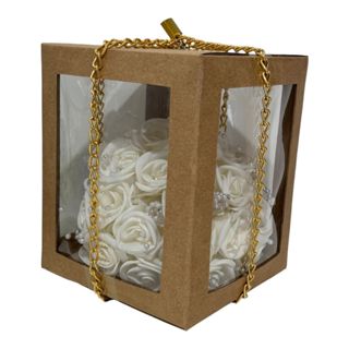 Buque da Noiva na Caixa Corrente Cadeado + 50 Chaves em Oferta na Shopee