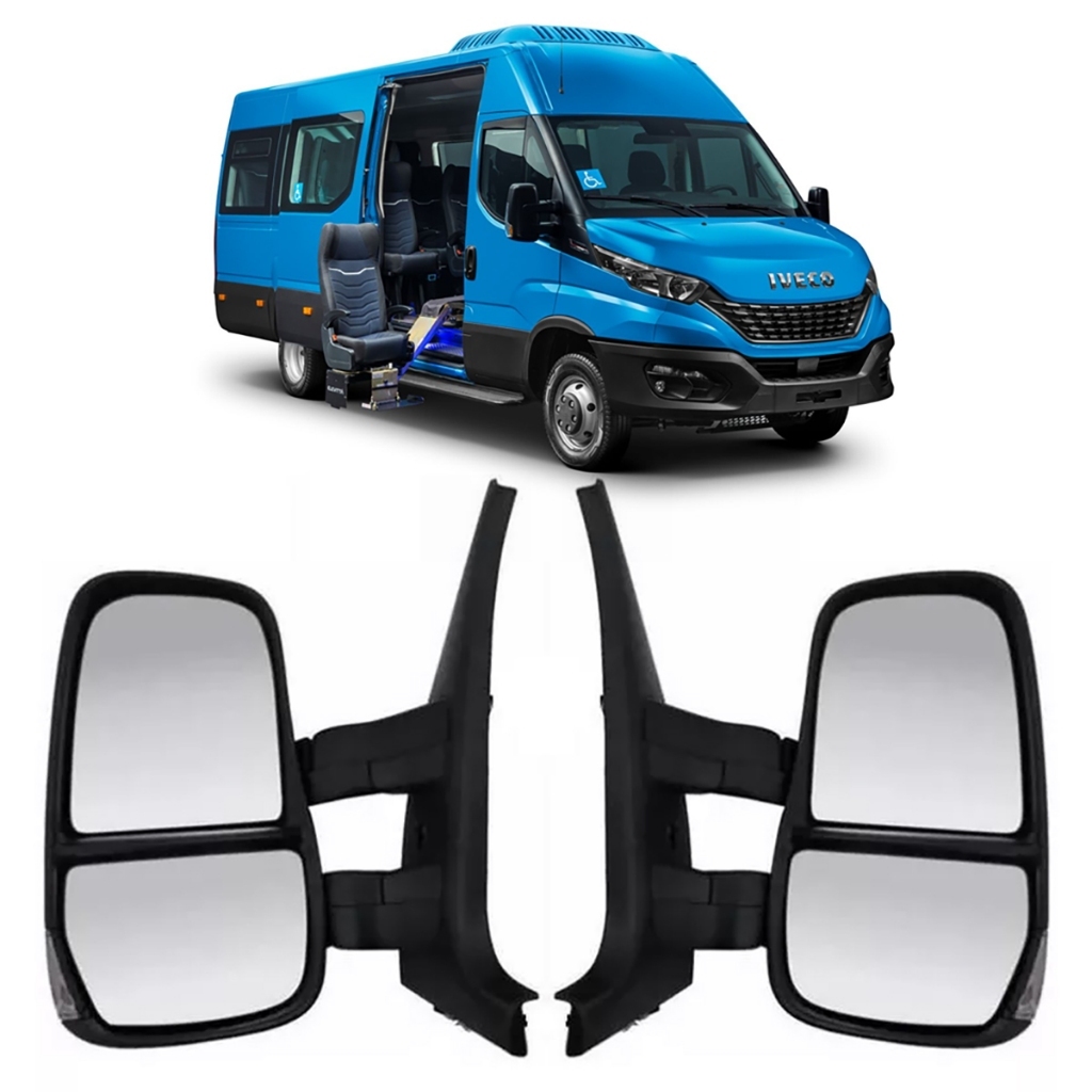 Retrovisor Elétrico Iveco Daily 2013 14 15 2016 Braço Curto