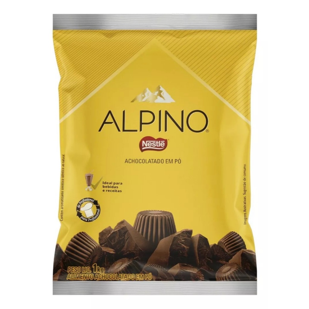 Achocolatado Em Pó Alpino 1 Kg - Original Nestlé