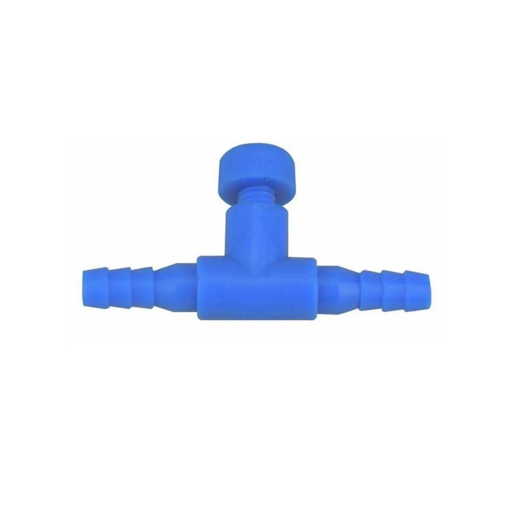 Registro Fluxo/Divisor de Ar/Válvula 4mm Ar Água Aquário Hidroponia Irrigação 1/2/3 ou 5 peças