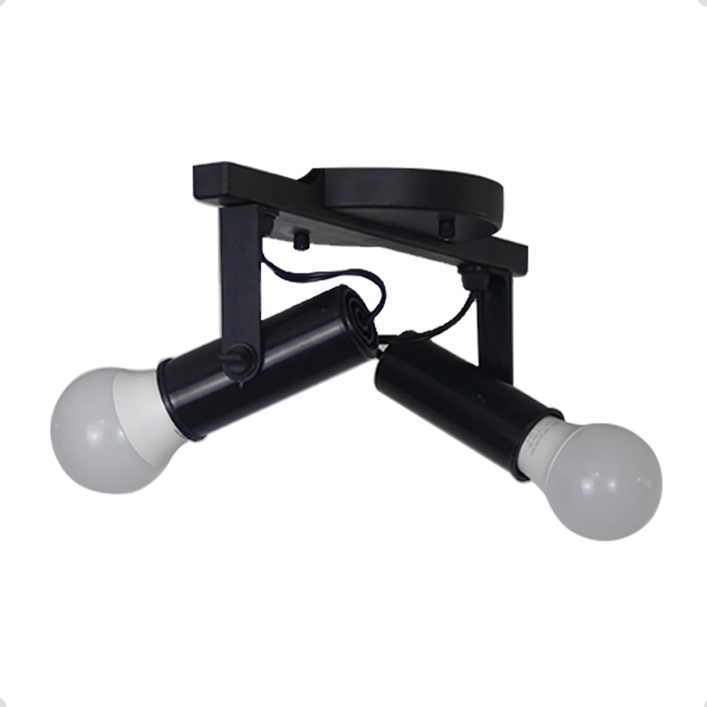 Spot Trilho 2 Lâmpadas Soft Direcionavel E-27 110v/220v
