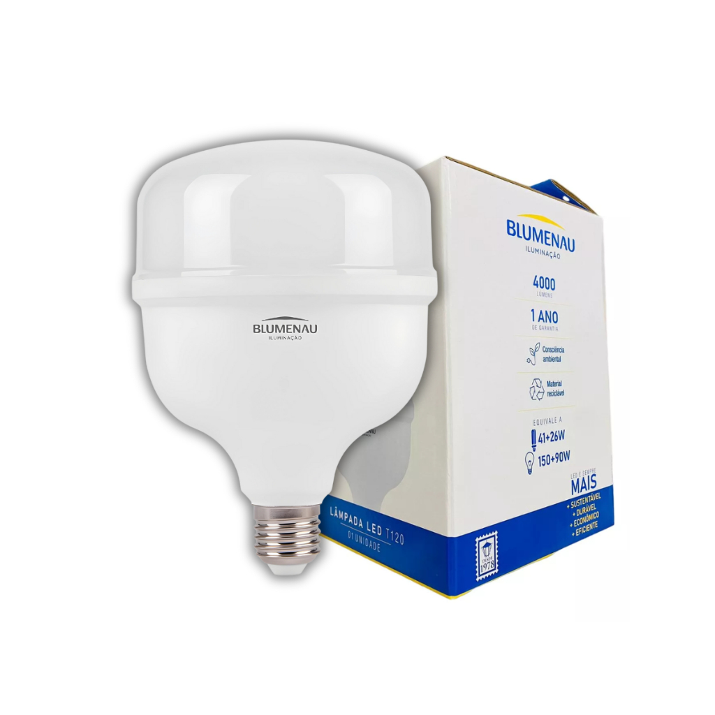 Lampada Led 50w Alta Potencia Bivolt 6500k Branco Frio Blumenau Iluminação em Oferta na Shopee