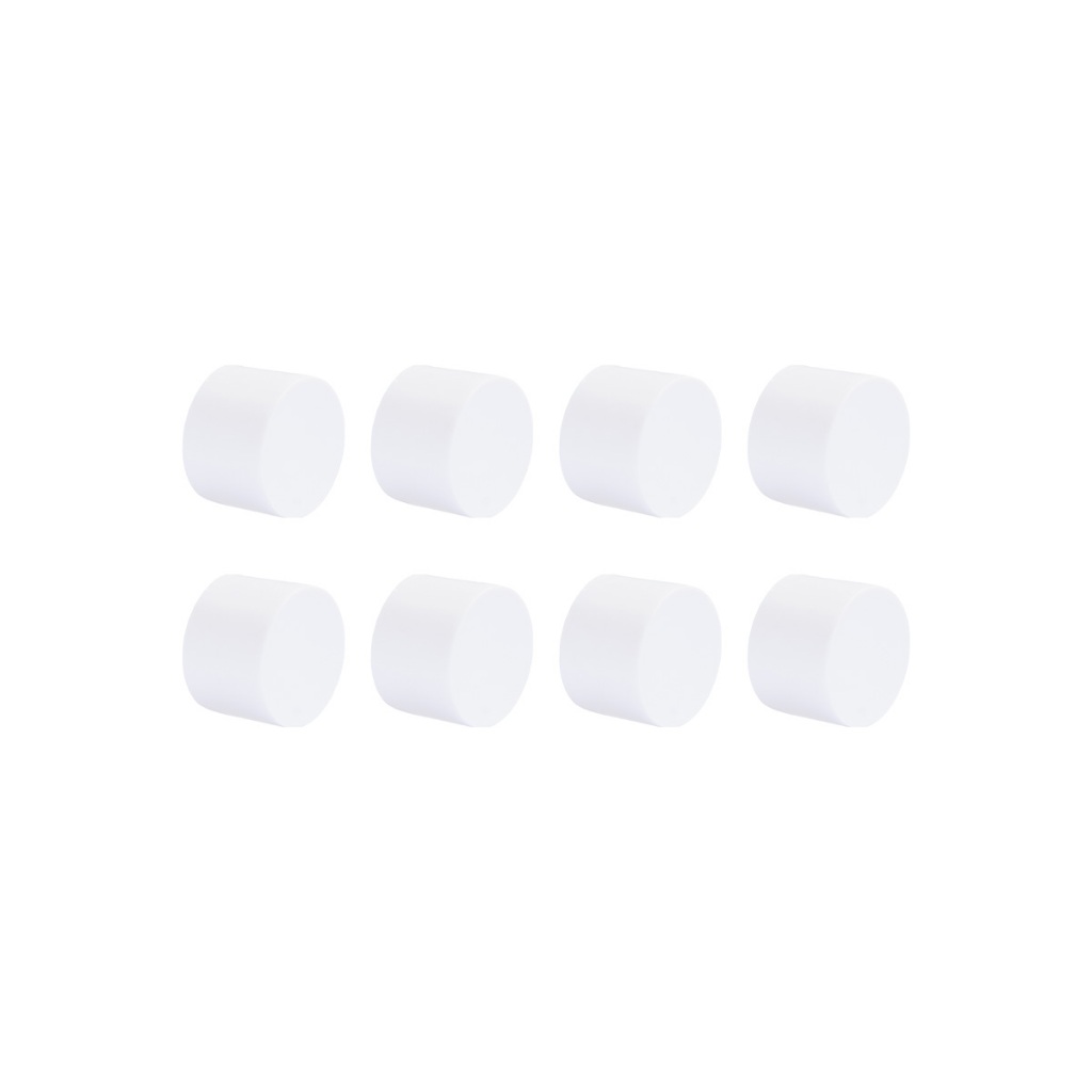 8 Uni Ponteira P/ Proteção De Pé Cadeira Tubular Mesa Jantar 3,1