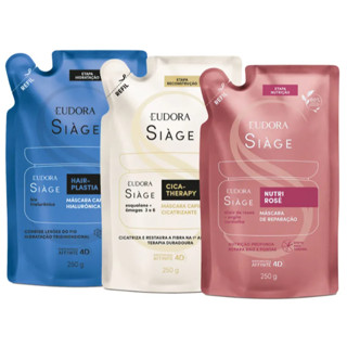 Refil Máscara Capilar Siage Eudora em Oferta na Shopee