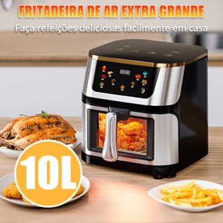 Fritadeira Elétrica sem Óleo 10L Air Fryer Digital Touch 110v/220v 900W em Oferta na Shopee