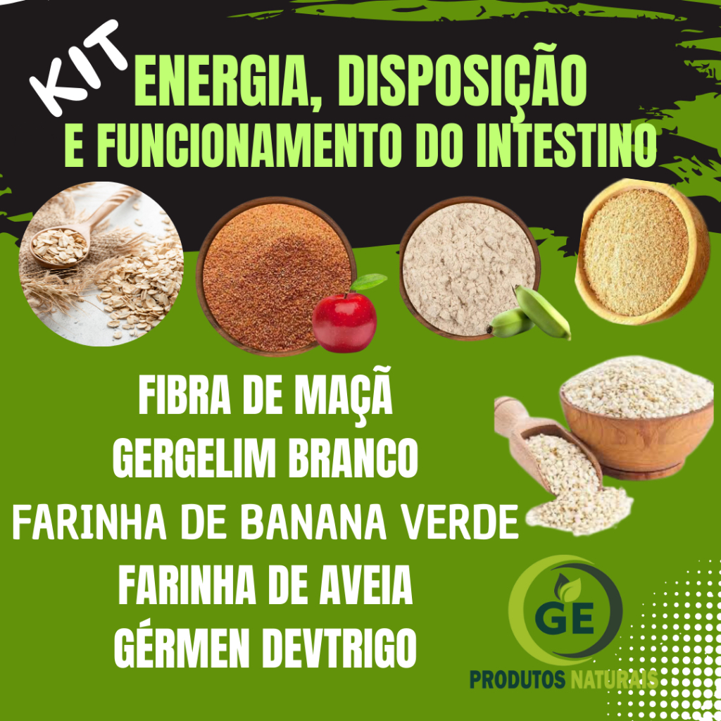 KIT FARINHA DA FELICIDADE - ENERGIA E DISPOSIÇÃO - 500gr