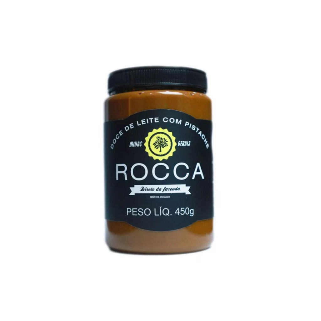 Rocca Doce De Leite Com Pistache 400g Direto Da Fazenda - MG