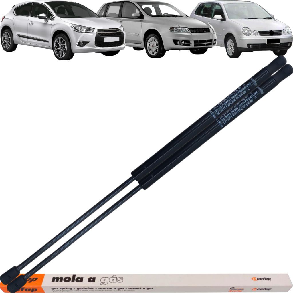 Par de Amortecedor Tampa Traseira do Porta Mala Cofap DS4 Stilo Polo MGC16644