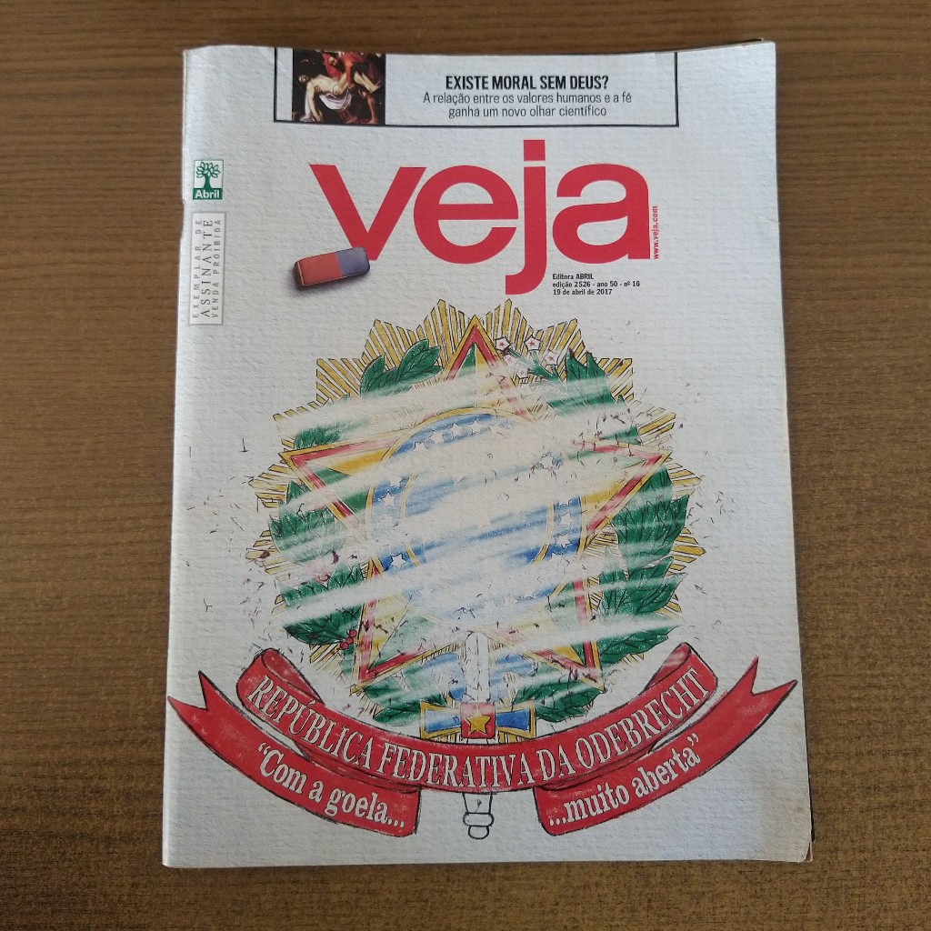 Revista Veja Ano 50 Nº 16 - República Federativa da Odebrecht (Capa) 2017