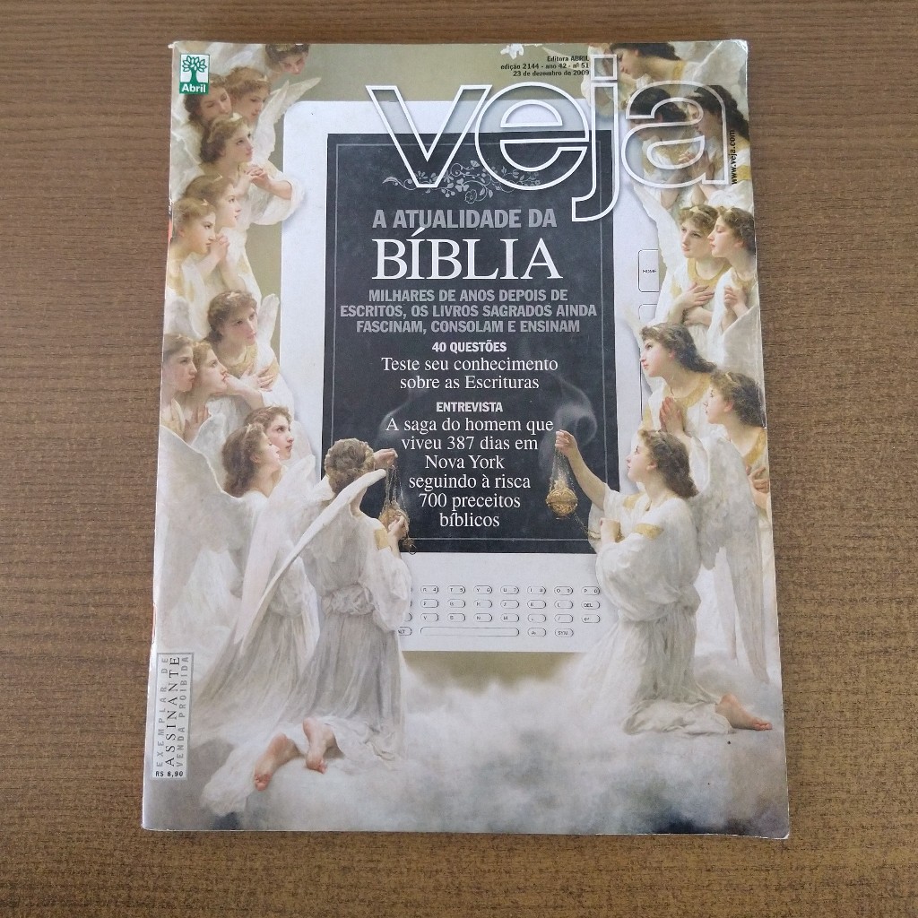 Revista Veja Ano 42 Nº 51 - A Atualidade da Bíblia (Capa) 2009