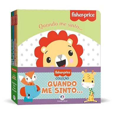 Kit 4 Livros Fisher Price - Desenvolvimento dos sentimentos - Infantil