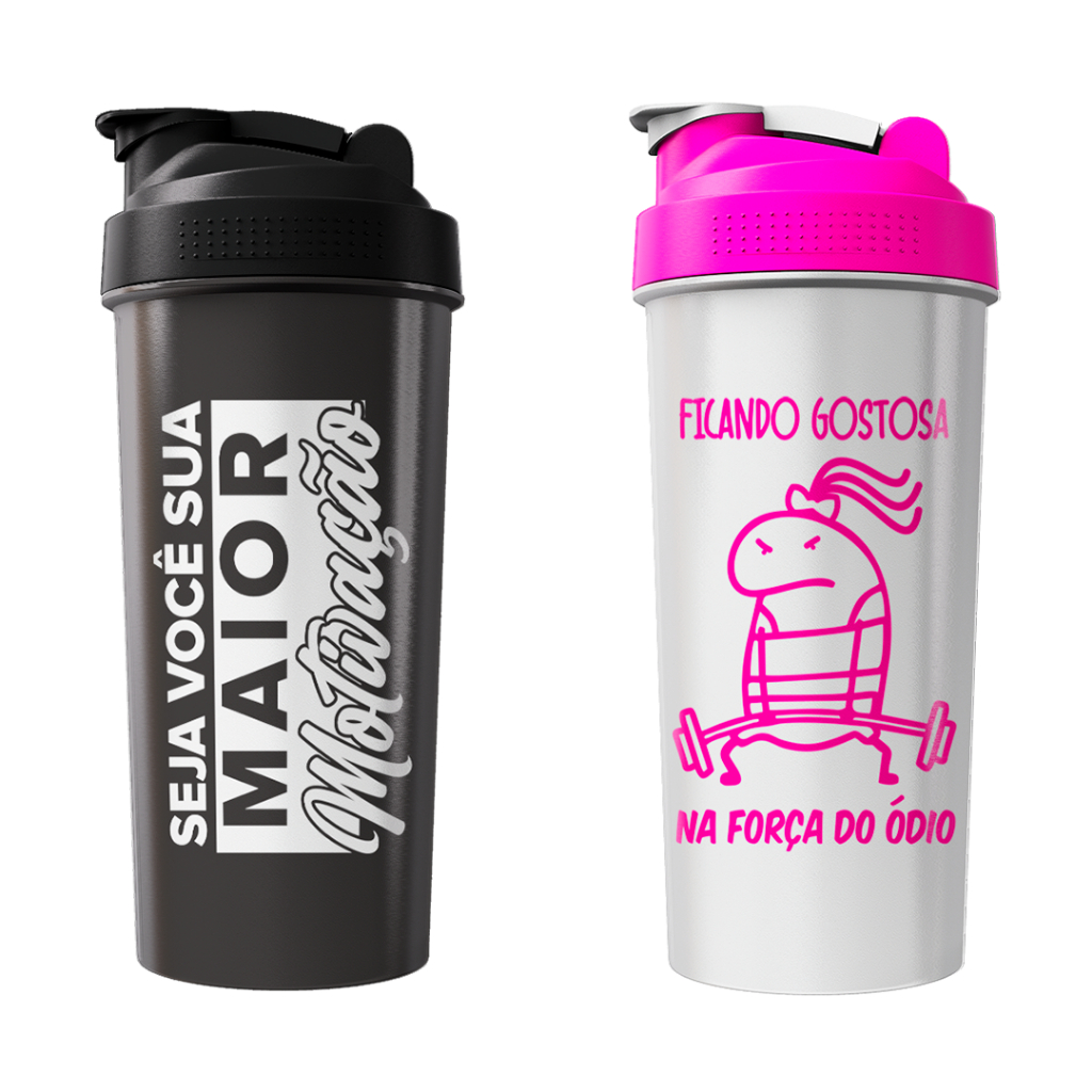 Kit 02 Coqueteleira Treino em Casal Academia em Oferta na Shopee