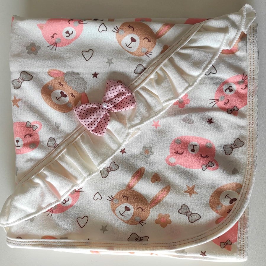 Manta Avulsa Para Bebê Menina/Menino Lola Medidas 78cm X 78cm em Oferta na Shopee