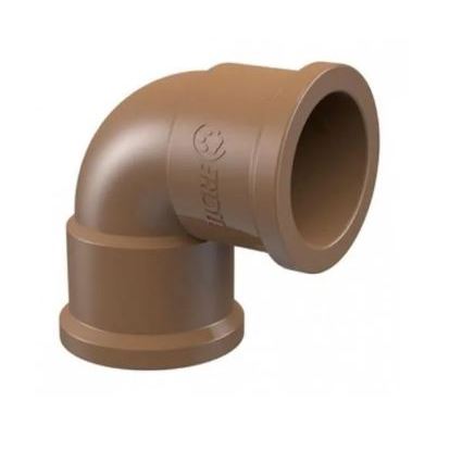 Joelho 90° PVC Marrom Soldável 3/4" 25mm Tigre