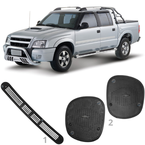 Kit Grade Churrasqueira Tela Alto Falante Painel S10 Blazer