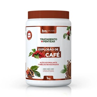 CREME DE TRATAMENTO EXPLOSAO DE CAFÉ BELEZA NATURAL 1KG em Oferta na Shopee