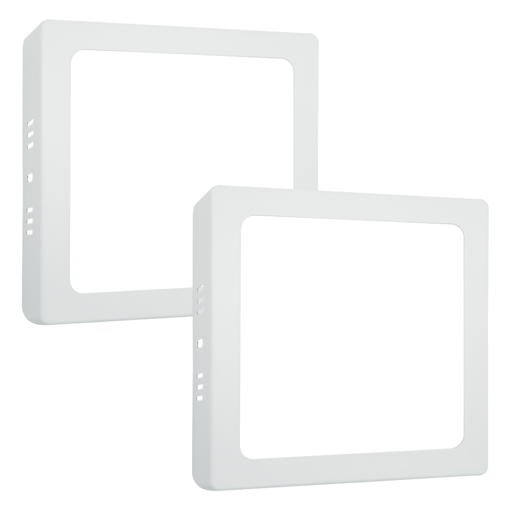 Kit 2 Painel De Led 12w Plafon Teto Sobrepor Quadrado em Oferta na Shopee