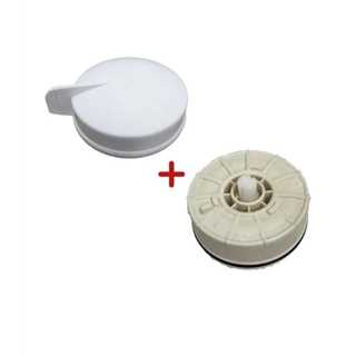 MANOPLA TAMPA + REGISTRO TORNEIRA HYDRALAR BRANCA em Oferta na Shopee