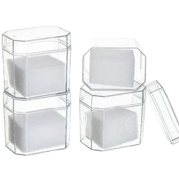 Kit 20 Caixa Para Relógio Com Almofada Acrílico Transparente Qualidade Premium Promoção Norvix