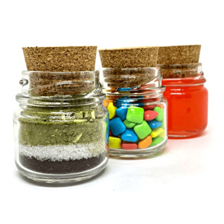Kit Potinhos de Vidro 40ml Rolha Cortiça para Lembrancinhas Mini Vidros Velas Artesanato Decoração em Oferta na Shopee