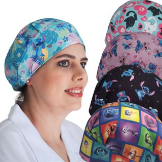 Touca Feminina Com Elástico Gorro Personagem Minnie Mickey Bandana em Oferta na Shopee