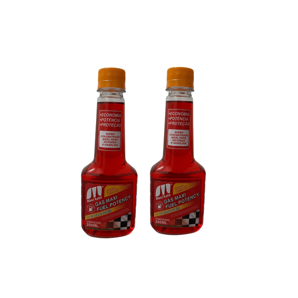 2 Aditivo De Combustivel Gasolina Maxi Auto 200ml em Oferta na Shopee