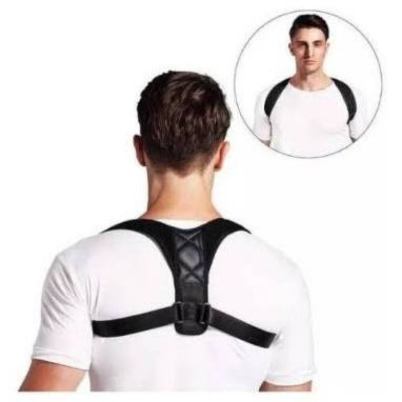 Cinta colete unissex reforçada corretor postural coluna lombar forte
