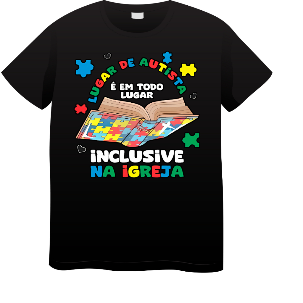 Camiseta Adulto Autismo, TEA, Diferente Blusa unissex Autista 100% Algodão em Oferta na Shopee