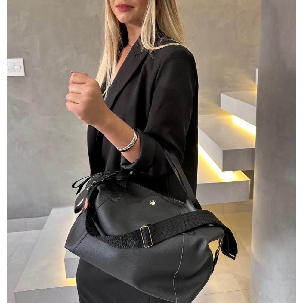 Bolsa Grande Tote Alça Tiracolo/Transversal Gorgorão De Ombro Feminina