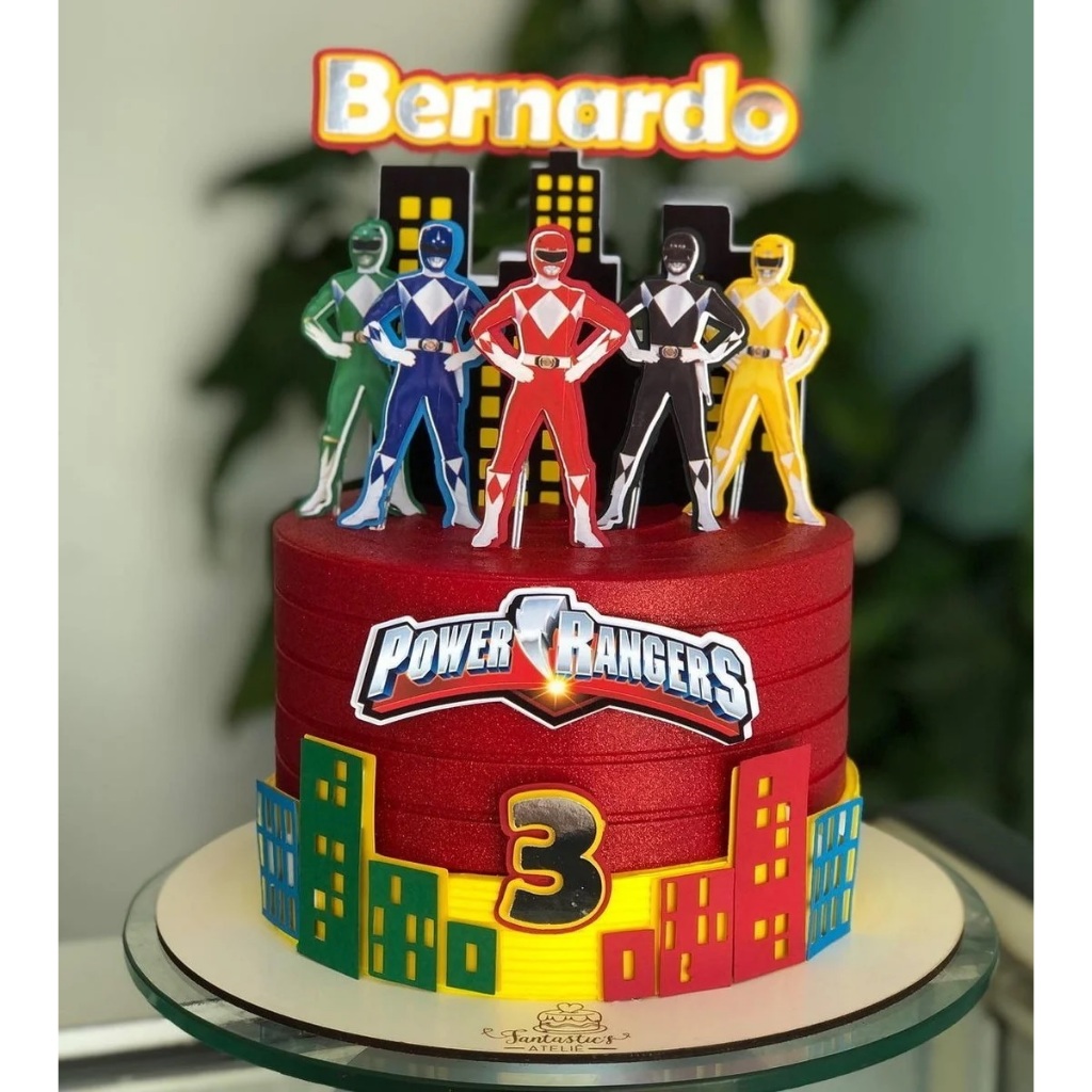 Bolo Power Ranger: Onde Comprar | BuscaProdutos