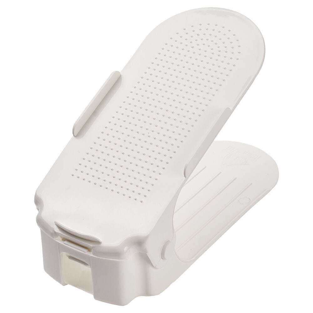 Organizador Para Sapatos Branco Tênis Kit Unidade Suporte Com Regulagem Altura em Oferta na Shopee