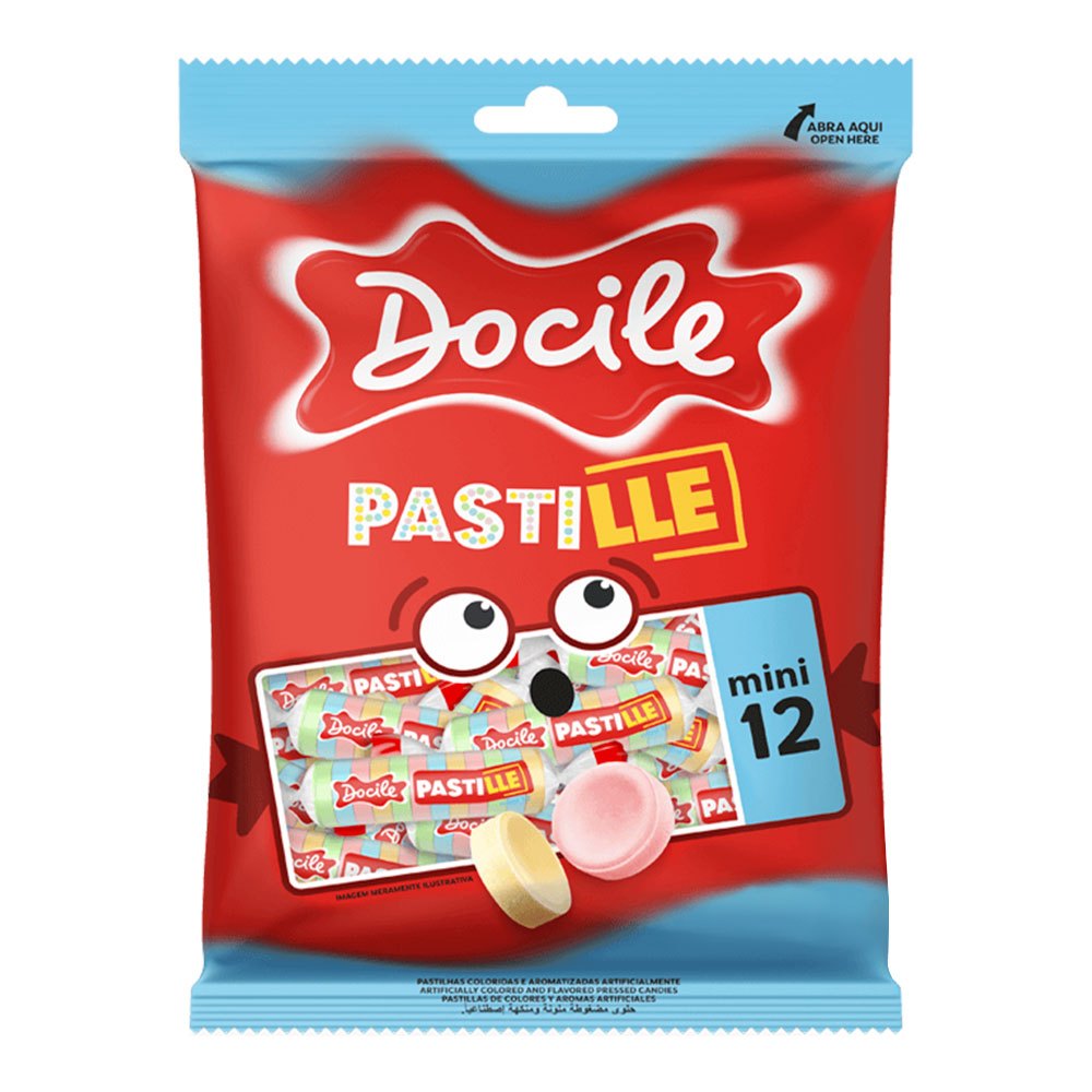 Pastilha Mini 12 Pastille Sortida 100g - Docile em Oferta na Shopee