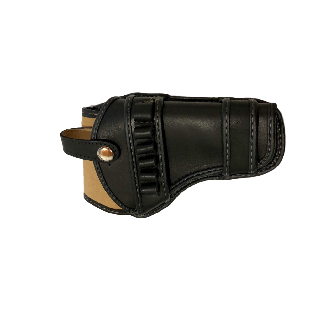 Coldre Para 38 Taurus Shimidt Cano até 4'' Com Baleiro Couro Legitimo
