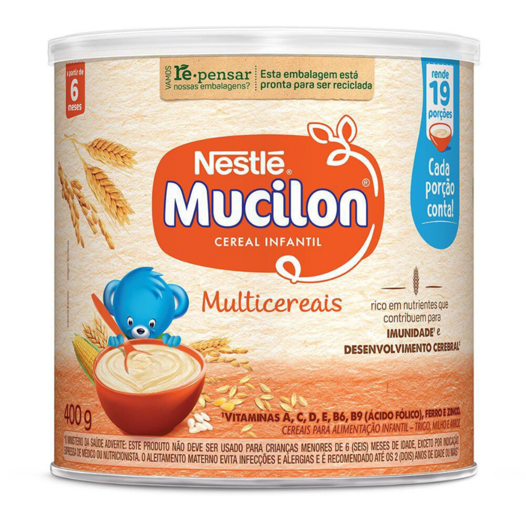 Cereal Infantil Mucilon Multicereais Nestle - 400g