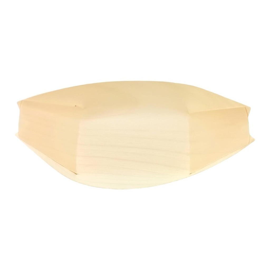50 Pcs Sushi Descartável Barcos De Madeira Bandejas De Comida Pratos Mini Bambu Para Servir