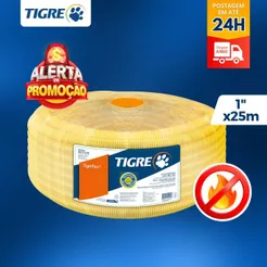 Conduite 1 Polegada X 25m Eletroduto Tigre Original Rolo Mangueira Corrugada