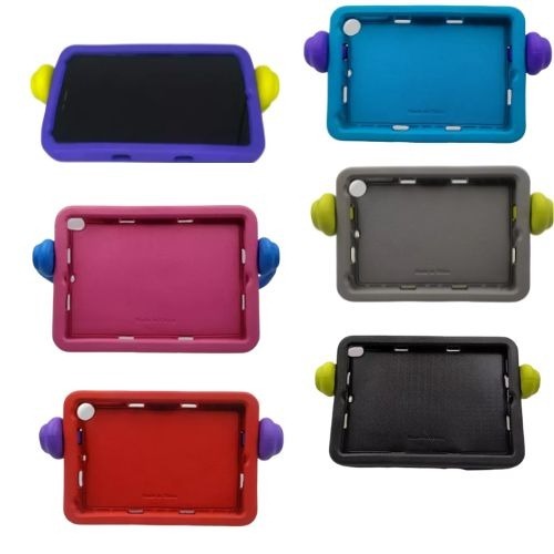 Capa De Tablet Antishock Com Suporte Veicular Encosto De Banco Samsung Tab A7 Lite (8.7 Polegadas)
