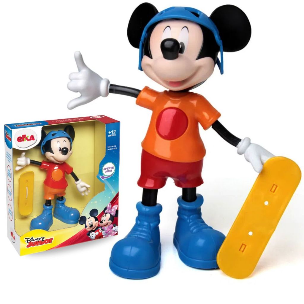 Boneco Mickey com Skate: Onde Comprar | BuscaProdutos