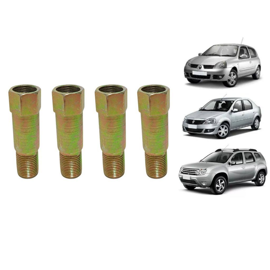 4 Tucho Vela Prolongador Clio 1.6 16v Logan 1.6 16v Duster