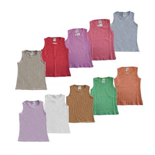 Kit 3 Regata Infantil Menina 1 ao 10 Anos em Oferta na Shopee