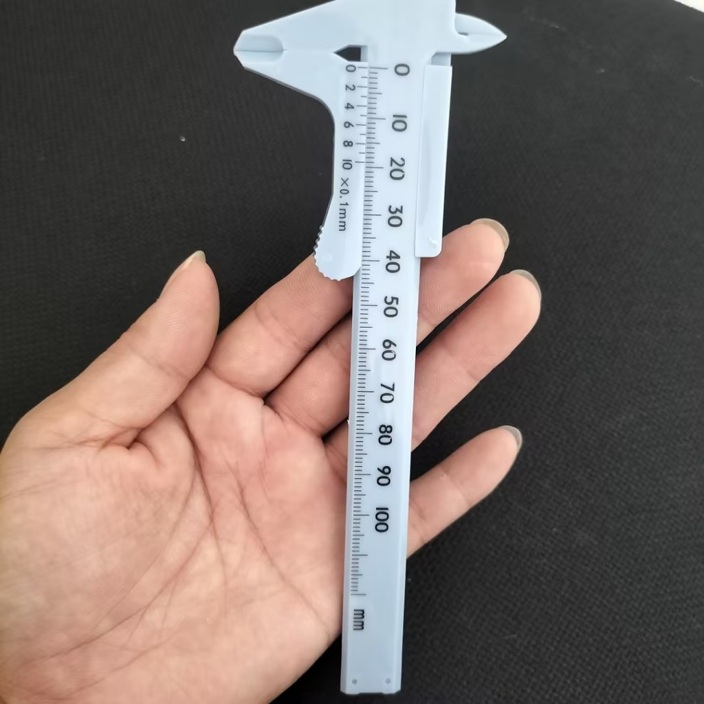 Cartela Paquímetro Plástico Com 2 UN Medidor Régua e Limitador Profissional Designer Sobrancelhas em Oferta na Shopee