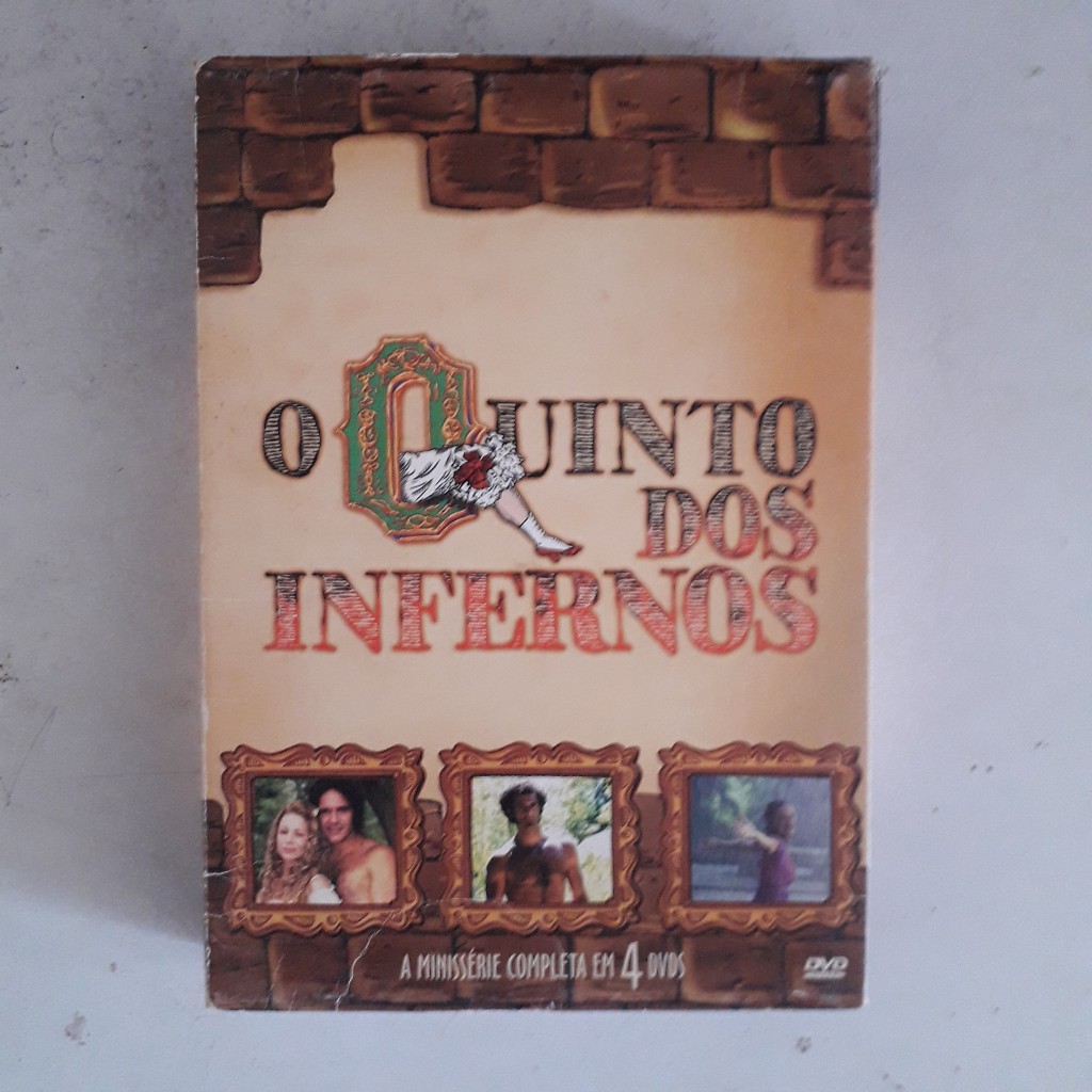 Box 4 DVDs O Quinto Dos Infernos - Minissérie - Globo