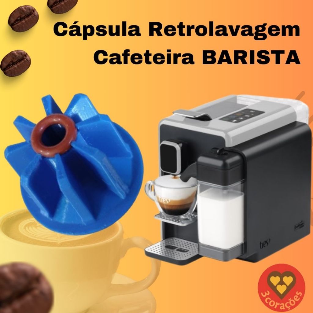 Capsula de  Retrolavagem Três Corações - Cápsula de Limpeza -  MODELO BARISTA