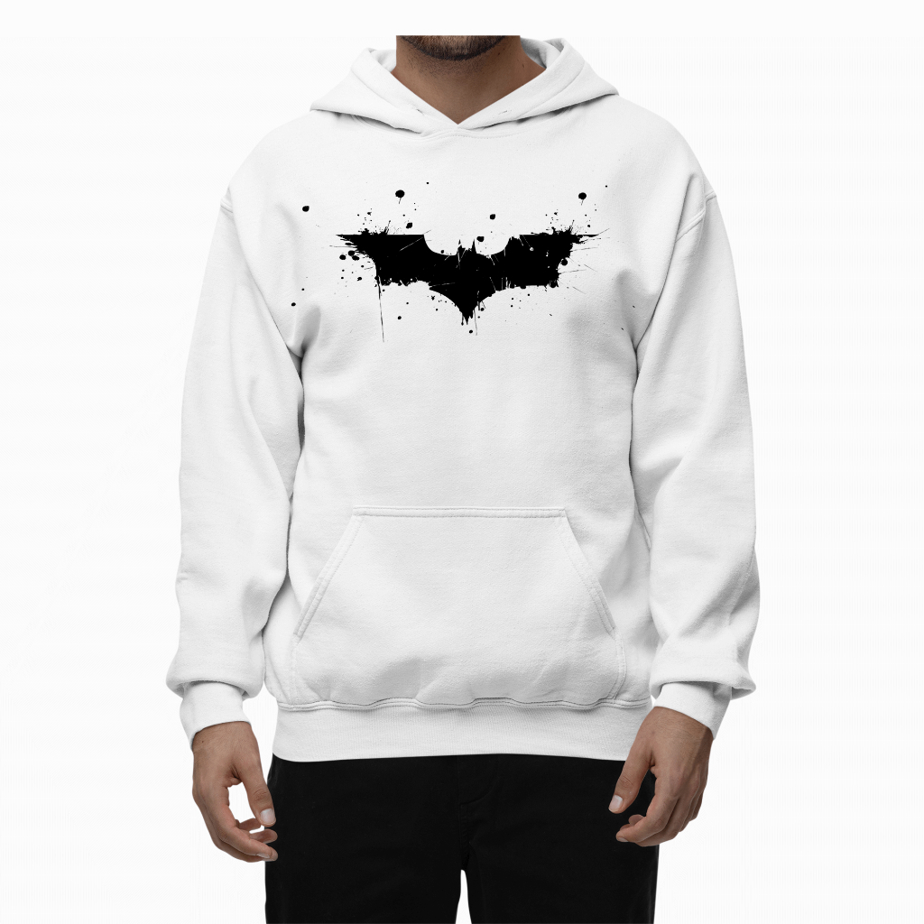 Moletom blusa de frio moletom canguru preto e branco agasalho moletom unissex feminino sueter masculino Batman
